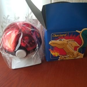 Charizard 23k gold card poke ball